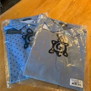 NWT 2 Turtleson Blue Polo - 1-Light Blue 1- light blue w/ turtles Both large